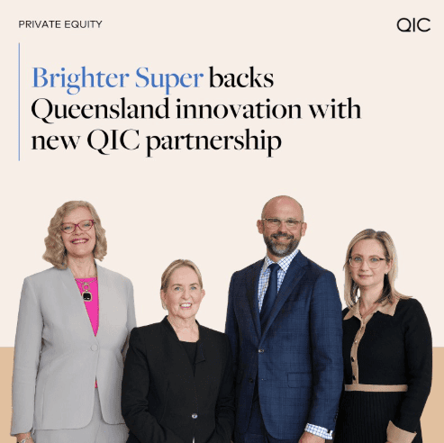QIC Brighter Super partnership announcement